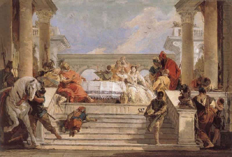 Giovanni Battista Tiepolo THe Banquet of Cleopatra china oil painting image